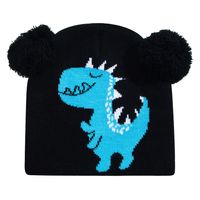 Children Unisex Fashion Dinosaur Crochet Lace Wool Cap main image 4