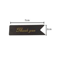 Fashion Tag Gift Decoration Gilding Dovetail Paper Card Listed Label sku image 1