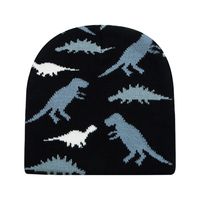 Children Unisex Simple Style Dinosaur Crochet Lace Wool Cap sku image 2