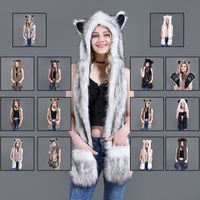 Unisex Fashion Solid Color Imitation Fur Winter Scarves main image 1