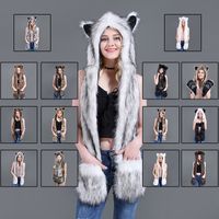 Unisex Fashion Solid Color Imitation Fur Winter Scarves main image 6