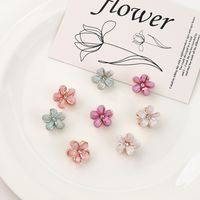 Sweet Flower Alloy Hair Claws 1 Piece main image 1