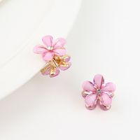 Sweet Flower Alloy Hair Claws 1 Piece sku image 3