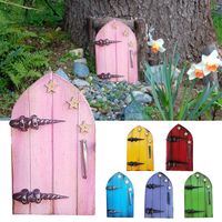 Miniature Fairy Garden Dwarf Door Tree Decorations main image 6
