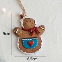 Christmas Christmas Gingerbread Resin Party Hanging Ornaments 1 Piece sku image 5