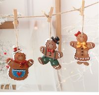 Christmas Christmas Gingerbread Resin Party Hanging Ornaments 1 Piece main image 4