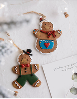 Christmas Christmas Gingerbread Resin Party Hanging Ornaments 1 Piece main image 5