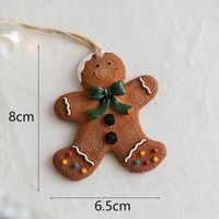 Weihnachten Weihnachten Lebkuchen Harz Gruppe Hängende Ornamente 1 Stück sku image 3