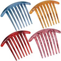 Fashion Geometric Resin Stoving Varnish Hair Combs 1 Piece main image 1