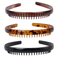 Fashion U Shape Resin Stoving Varnish Hair Band 1 Piece main image 4