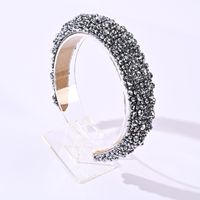 Bohemian U Shape Color Block Crystal Hair Band 1 Piece sku image 7