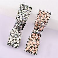 Fashion Bow Knot Rhinestone Patchwork Hair Clip 1 Piece main image 3