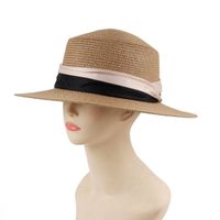 Femmes Mode Couleur Unie Chapeau De Soleil main image 3