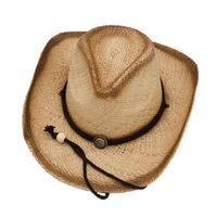 Unisex Fashion Solid Color Crimping Cowboy Hat main image 5