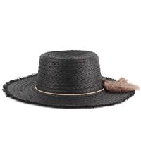 Women's Casual Solid Color Flat Eaves Sun Hat sku image 2