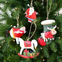 Christmas Christmas Snowman Elk Iron Party Hanging Ornaments main image 1