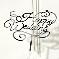 Valentine's Day Letter Arylic Wedding Cake Decorating Supplies main image 5