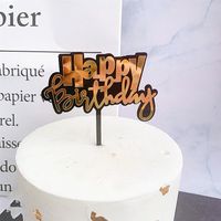 Birthday Letter Arylic Party Cake Decorating Supplies 1 Piece main image 2
