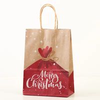 Christmas Fashion Santa Claus Letter Kraft Paper Festival Gift Wrapping Supplies 1 Piece main image 4