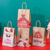 Weihnachten Mode Weihnachtsmann Brief Kraftpapier Festival Zubehör Für Geschenkverpackungen 1 Stück main image 1