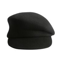 Women's Retro Solid Color Curved Eaves Beret Hat main image 2