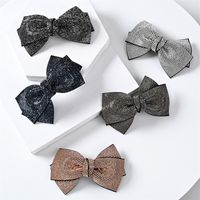 Fashion Bow Knot Rhinestone Patchwork Hair Clip 1 Piece main image 4