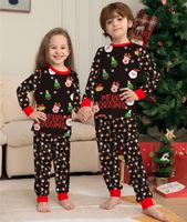 Fashion Christmas Tree Santa Claus Polyester Pants Sets Family Matching Outfits main image 3