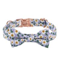 Britischer Stil Baumwolle Blume Haustierhalsband 1 Stück sku image 18