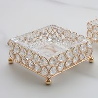 Crystal Ashtray Manufacturer Glass Crafts Hotel Ktv Style Pallet-simple Style Household Ashtray sku image 2