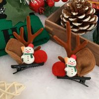 Cute Antlers Plastic Handmade Hair Clip 1 Pair sku image 25