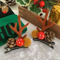 Cute Antlers Plastic Handmade Hair Clip 1 Pair sku image 17