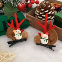 Cute Antlers Plastic Handmade Hair Clip 1 Pair sku image 26