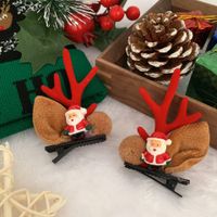 Cute Antlers Plastic Handmade Hair Clip 1 Pair sku image 30