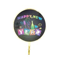 New Year Round Letter Arylic Party Cake Decorating Supplies sku image 6