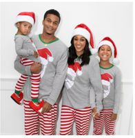 Fashion Santa Claus Polyester Pants Sets Suit T-shirt Family Matching Outfits main image 5