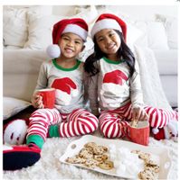 Fashion Santa Claus Polyester Pants Sets Suit T-shirt Family Matching Outfits main image 3