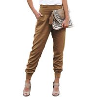 Women's Street Fashion Solid Color Ankle-length Pocket Jogger Pants main image 5