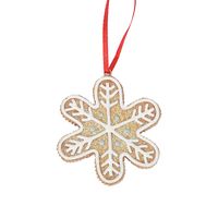 Christmas Fashion Snowflake Elk Resin Party Hanging Ornaments 1 Piece main image 2