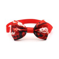 Fashion Ribbon Halloween Skull Pet Accessories 1 Piece sku image 9