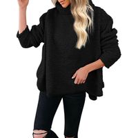 Women's Blouse Long Sleeve Sweaters & Cardigans Fashion Solid Color main image 5