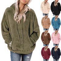 Women's Hoodie Long Sleeve Hoodies & Sweatshirts Pocket Fashion Solid Color main image 1