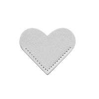 Creative Pu Leather Love Heart Portable Gift Bookmark sku image 4