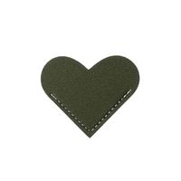 Creative Pu Leather Love Heart Portable Gift Bookmark sku image 7