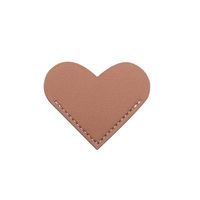 Creative Pu Leather Love Heart Portable Gift Bookmark sku image 8