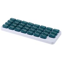 Simple 31-grid Keyboard Medical Medicine Plastic Storage Box sku image 4