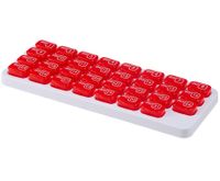 Simple 31-grid Keyboard Medical Medicine Plastic Storage Box sku image 1
