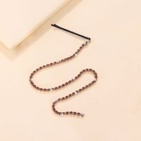 Fashion Solid Color Rhinestone Plating Hair Clip sku image 7