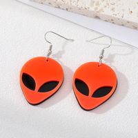 Fashion Skull Copper Plating Drop Earrings 1 Pair sku image 1