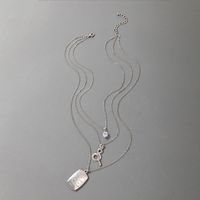 Fashion Letter Snake Alloy Inlay Rhinestones Women's Layered Necklaces 1 Piece main image 3