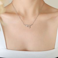 Simple Style Geometric Titanium Steel Gold Plated Necklace sku image 3